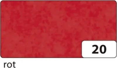 Immagine prodotto di Folia 82520 Carta trasparente - 42g, 70 x 100 cm piegata, 25 fogli, rosso