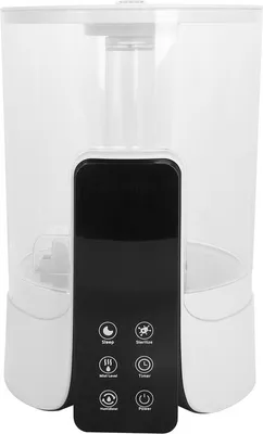 Image de Humidificateur à ultrasons 6L vaporisateur d'air à brume chaude avec télécommande lampe germicide UV système de filtration boîte d'huiles essentielles