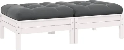 Produktbild von VidaXL 806659, Holz, Stoff, Polyester, Erwachsene & Kinder, 1270 mm, 635 mm, 285 mm, 5 cm