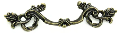 1 Möbelgriff, Schubladengriff, Schrankgriff, Retro Antikdesign 17,6 x 4,5 cm