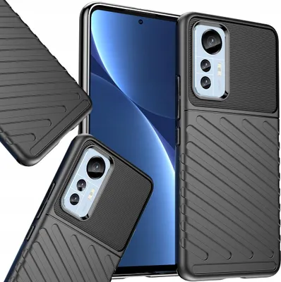 Image de Thunder Case Xiaomi 12 Lite Silicone Armoured Case Noir