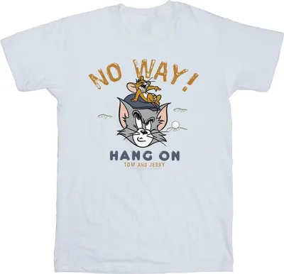 Produktbild von Tom And Jerry - "Hang On Golf" T-Shirt für Herren BI52122 (XXL) (Weiß)