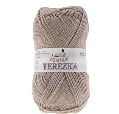 Produktbild von 50g Strickgarn Häkelgarn Terezka 100% Baumwolle Baumwollgarn Baumwollstrickgarn
