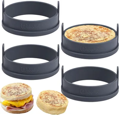 Zdjęcie produktu dla Silikonowe foremki do pieczenia muffinek, 4 sztuki, 10 cm, w kształcie jajek, do użytku w kuchni