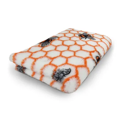 Produktbild von Vet Bed Isobed SL mit Antirutschbeschichtung Bees Biene creme 100 x 75 cm