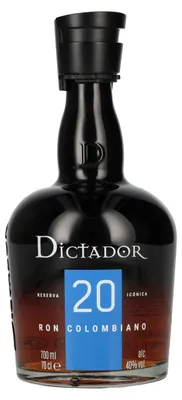 Produktbild von Dictador 20 Years Old Reserva Icónica Ron Colombiano 40% Vol. 0,7l