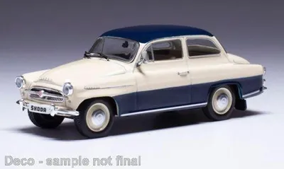 Produktbild von IXO 1:43 Skoda Octavia - beige/blue - 1959