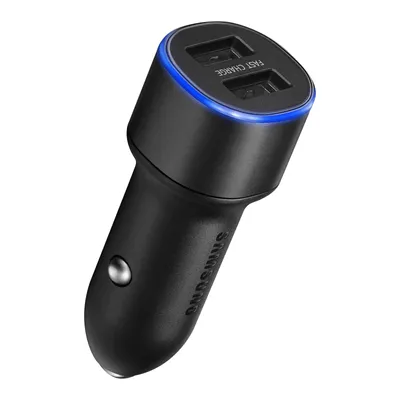Obrázok produktu pre Nabíjačka do auta Samsung EP-L1100NB 15W 2x USB-A, čierna