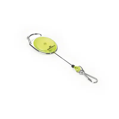 Produktbild von Aufrollmechanismus JoJo Style mit Federhaken 80cm gelb Packung mit 5 Stück