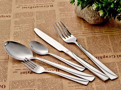 Immagine prodotto di Set di posate di design in acciaio inossidabile Dreams, 30 pezzi | Set di posate | Posate da tavola per 6 persone