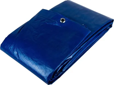 Produktbild von 4×6 PE Gewebeplane blau 100 g/m2