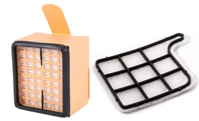 Productafbeelding van Stofzuigerfilterset - Vervangingsfilters voor stofzuigers - Compatibel met VK135 en VK136 - 2 stuks