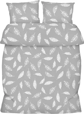 Produktbild von Amilian Bettgarnitur Bettwäsche 155x220 cm mit Hotelverschluss inkl. Bettbezug 155 x 220 cm und 2 x Kopfkissenbezug 80x80 cm Sommer und Winter