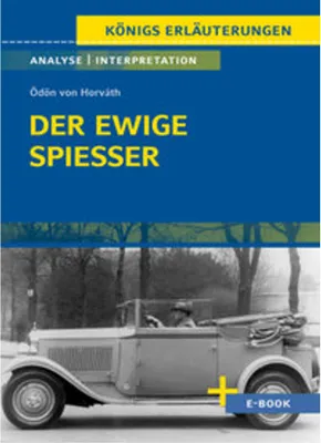 Immagine prodotto di Der ewige Spießer von Ödön von Horváth - Textanalyse und Interpretation