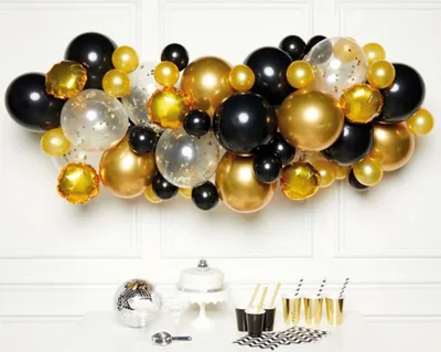 Produktbild von Amscan 9907430, Spielzeugballon, Latex, Schwarz, 1 Stück(e)