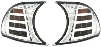Für BMW 3er E46 Coupe Cabrio ab 1999-2001 2x LED Frontblinker Blinker Chrom in der Farbe Chrom von AD TUNING GmbH & Co. KG