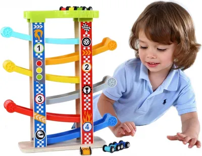 Obrázek produktu pro Tooky Toy Barevná Skluzavka Pro Auta