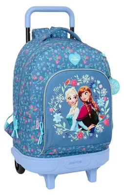 Produktbild von Safta Frozen 33l 33x45x22cm Rucksack Mit Rollen Blau  Kinder Blau One Size