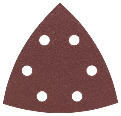 Produktbild von Schleifblatt-Set für Deltaschleifer, 93 mm, 120, 6 Löcher, 25er-Pack