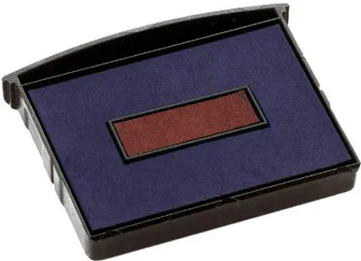 Produktbild von COLOP Ersatzstempelkissen E/2300/2 blau/rot Doppelpack 2 Stück