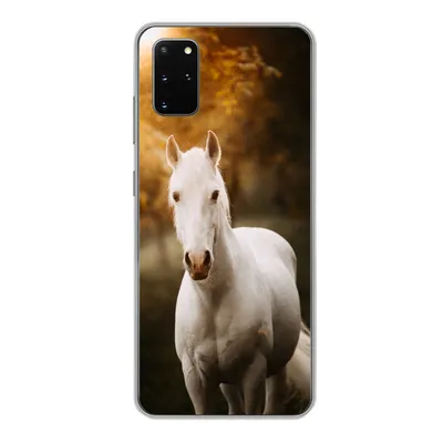 Produktbild von MuchoWow® Handyhülle Schutzhülle Hülle für Samsung Galaxy S20 Plus Pferd - Licht - Sonne Silikon Softcase Handy Hülle - Hartschale