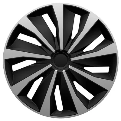Produktbild von AutoStyle 4er Set Radzierblenden Grip 14-Zoll Silber/Schwarz