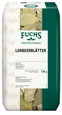 Image de Fuchs Professional Feuilles de laurier âpre épicé légèrement amer 150g