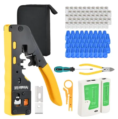 Image de Solidchoice - Kit d'outils multifonctionnels pour sertir les câbles réseau