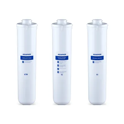 Obrázek produktu pro Aquaphor Aquaphor reverzní osmózový vodní filtr - náhradní sada filtrů K2 + K5 + K7M