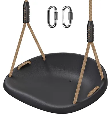 Image de Omgoods - Fauteuil berçant robuste avec cordes réglables et mousquetons