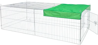 Produktbild von Dehner Kleintier Freilaufgehege Björn, ca. 216 x 116 x 65 cm, Metall