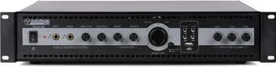 Produktbild von Verstärker PA 3A100 100W Bluetooth USB FM-Radio 3 Zonen 432x351x90mm