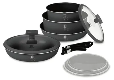 Produktbild von Berlinger Haus Kochtopfset 9 Teile Titan Antrazit