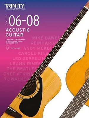 Produktbild von Trinity College London Acoustic Guitar Exam Pieces 2020: Grades 6-8