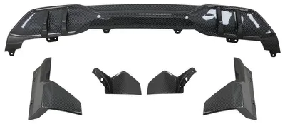 Produktbild von Aero Body Kit Stoßfängerlippe Diffusor für BMW X5 G05 2018-2022 M Performance Carbon Look.