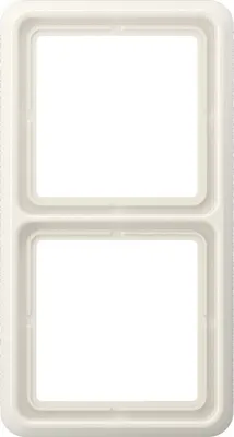 Produktbild von JUNG Rahmen 2-fach ws waage/senkrecht CD 582 WU W CD582WUW