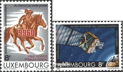 Produktbild von Briefmarken Luxemburg 1983 Mi 1078-1079 (kompl.Ausg.) postfrisch Weltkommunikation