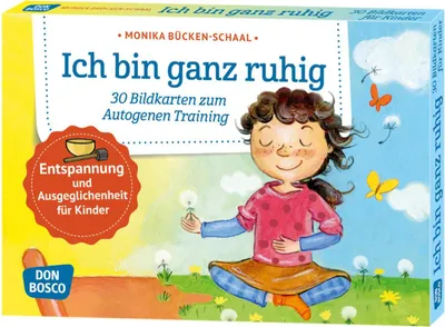 Produktbild von Ich bin ganz ruhig. 30 Bildkarten zum Autogenen Training mit Kindern.