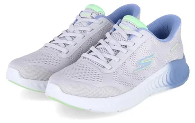 Produktbild von Skechers Damen Slip-ins Sneaker GO WALK NOW Grau Textil Größe: 391/2