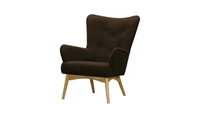 Produktbild von Ohrensessel Savano - Braun - Baku 12