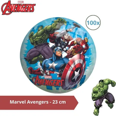 Produktbild von Ball - Vorteilspack - Marvel Avengers - 23 cm - 100 Stück