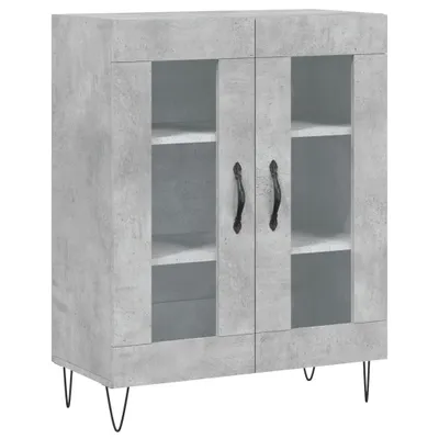 Immagine prodotto di Credenza Grigio Cemento 69,5x34x90 cm in Legno Multistrato