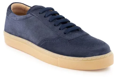 Produktbild von Hamlet ROBBY Herren Sneaker Veloursleder Dunkelblau EU43/UK9