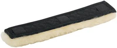 Produktbild von Lammfell Trensen Nasenschutz Lammfell mit Gummi 28 x 7 cm schwarz/natur