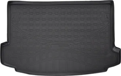 Produktbild von NORM LINERS | Gummi-Kofferraumwanne Kofferraumschale Fahrzeugspezifisch Für Land Rover Range Rover Evoque ab 2018, Antirutsch, Passgenau, mit Hoher Rand 2cm Kofferraum-Schutzmatte, Aufrollbar, Schwarz