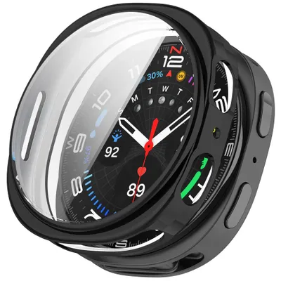 Produktbild von By Qubix TPU case - Schwarz - passend für Samsung Galaxy Watch 8 - 44mm