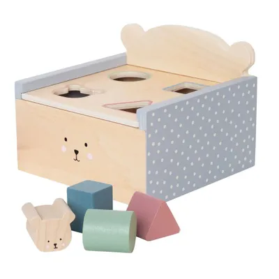 Produktbild von Jabadabado Sortierbox Teddy Golden  Golden One Size