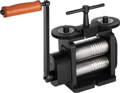 Obrázok produktu pre VEVOR Ručná valcovňa Kombinovaná valcovňa 130 mm Ručná valcovňa 65 mm Stroj na valcovanie šperkov s dobrou odolnosťou proti opotrebovaniu Stolovanie štvorcového drôtu na navrhovanie a opravu šperkov