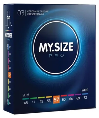 Zdjęcie produktu dla My.Size Pro Prezerwatywy 57mm, 3 sztuki