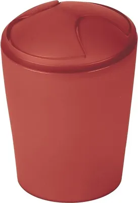 Obrázok produktu pre Odpadkový kôš na kozmetiku Spirella "Move" odpadkový kôš s výklopným vekom | plast | 5 litrov | terakota